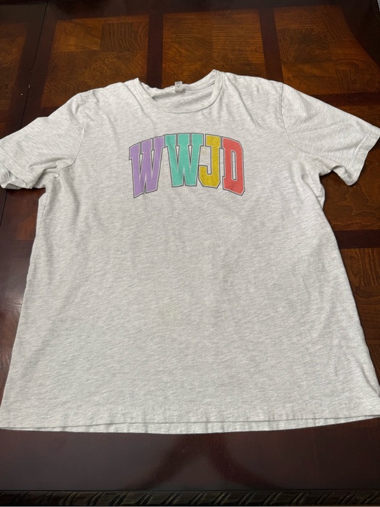 Halo Tops - WWJD Graphic Tee - White /Light Gray